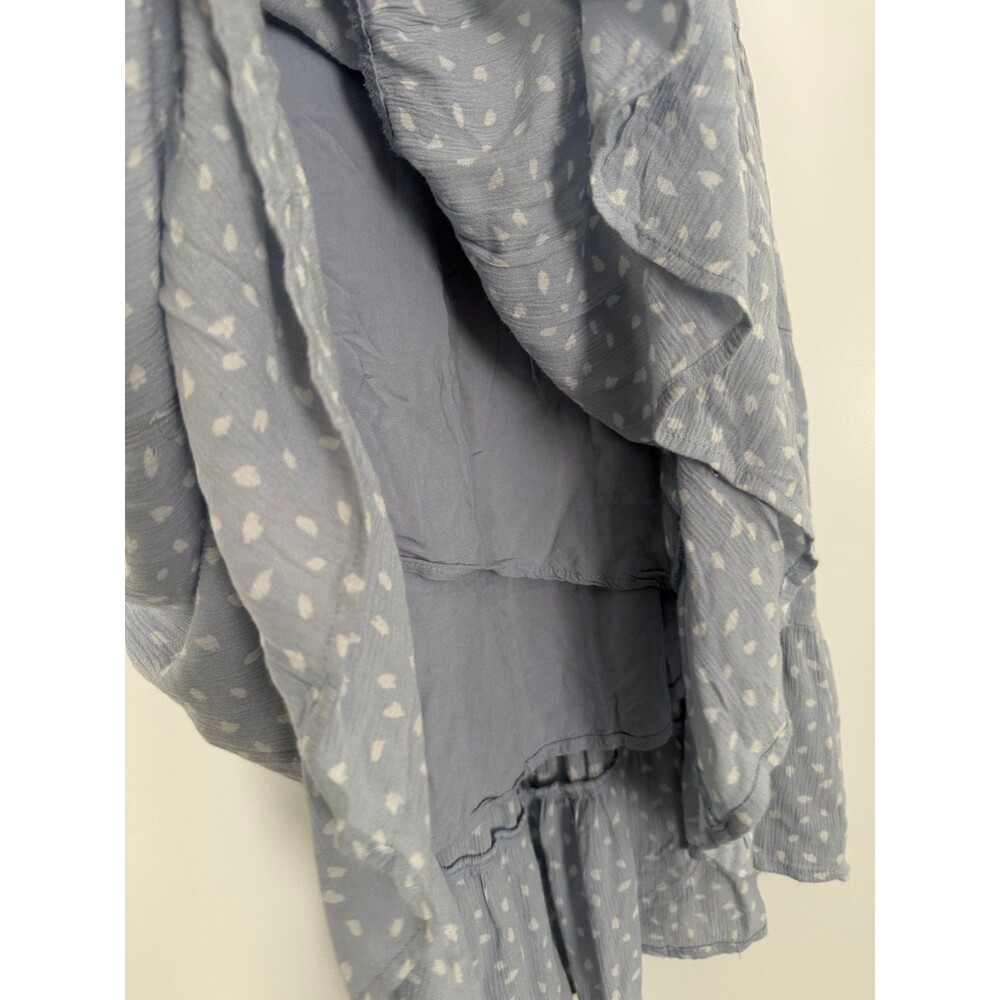 Abercrombie Blue Tiered Maxi Skirt with White Dot - XS - Picture 4 of 8